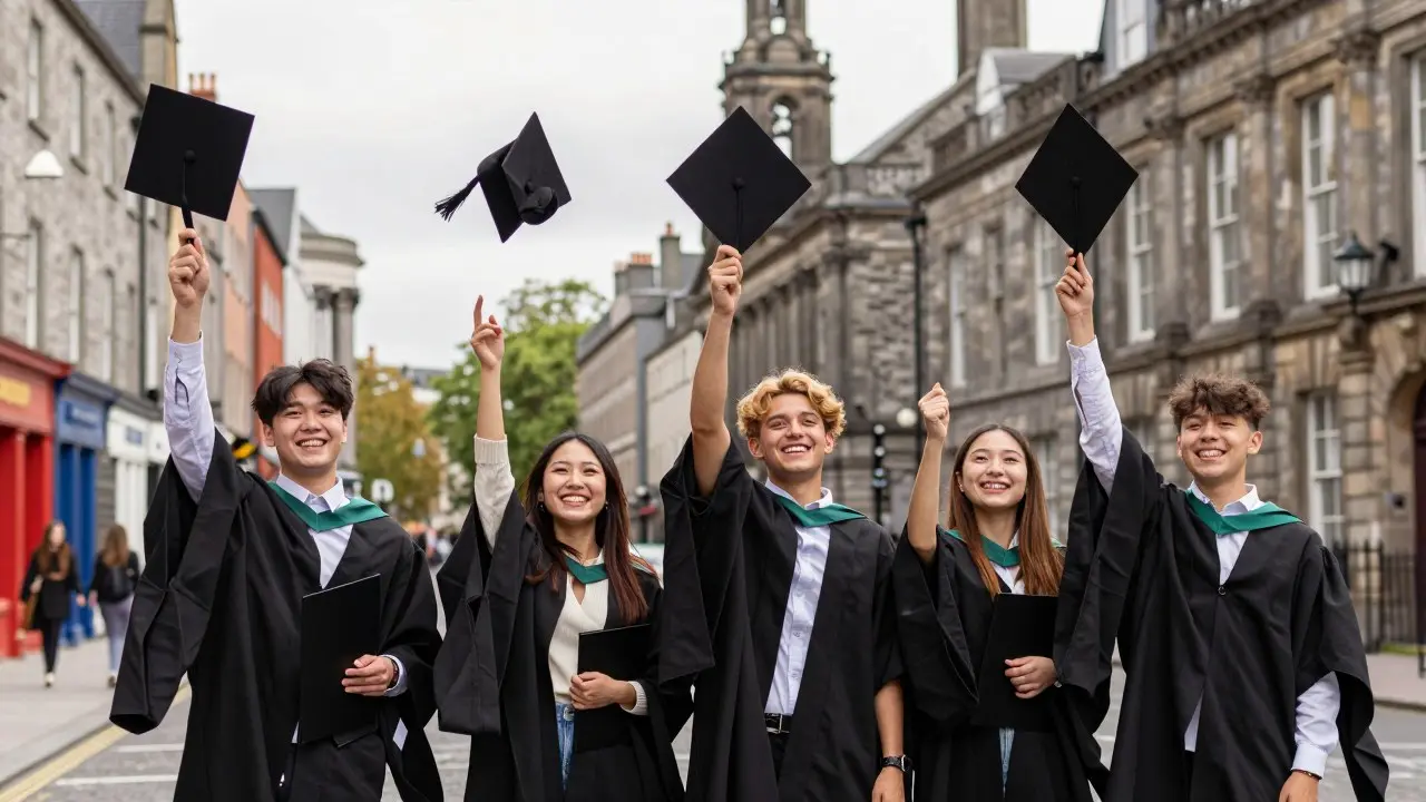 Sinh viên điều dưỡng thực hành kỹ năng chăm sóc trong phòng mô phỏng bệnh viện ở Ireland
